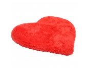 Teppich Soft Heart - Rot - Maße: 100 x 100 cm, Tom Tailor