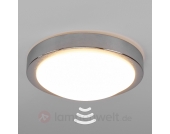 Alu-LED-Deckenlampe Aras mit Sensor fürs Bad