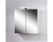 Badezimmer Spiegelschrank mit LED Leuchte Weiß